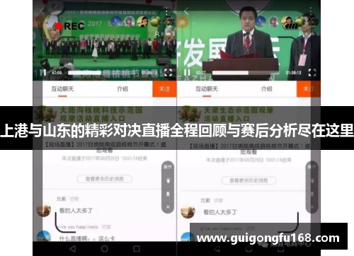 上港与山东的精彩对决直播全程回顾与赛后分析尽在这里